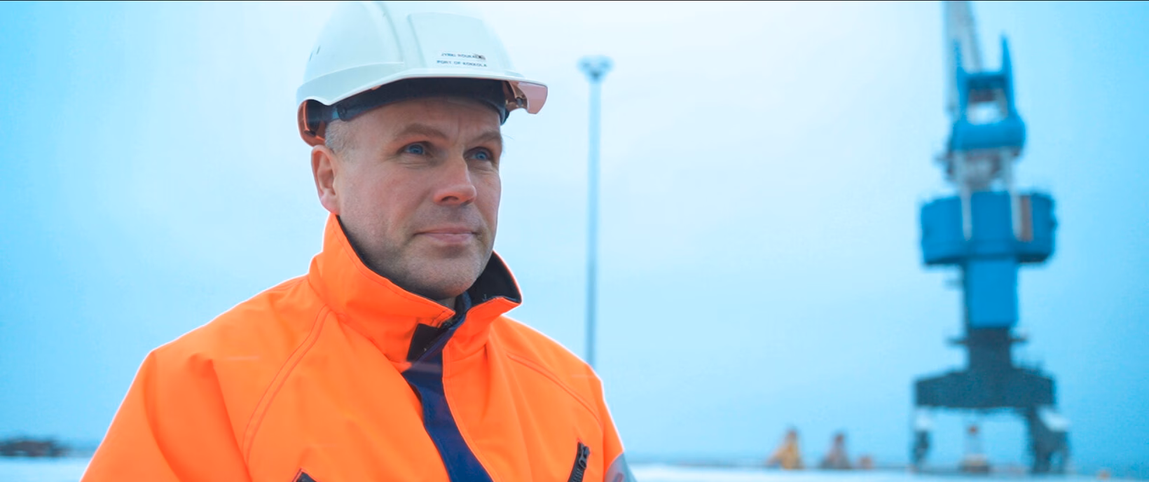 Jyrki Roukala, Development Manager for the Port of Kokkola.