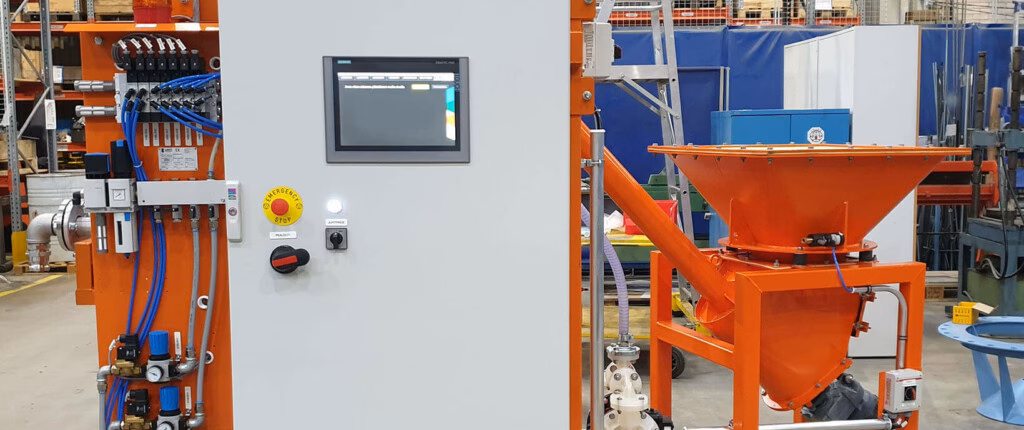Tamtron provides dosing and slurry mixing solutions that can be controlled by an automation system, for example in glue kitchens used by the forest industry.