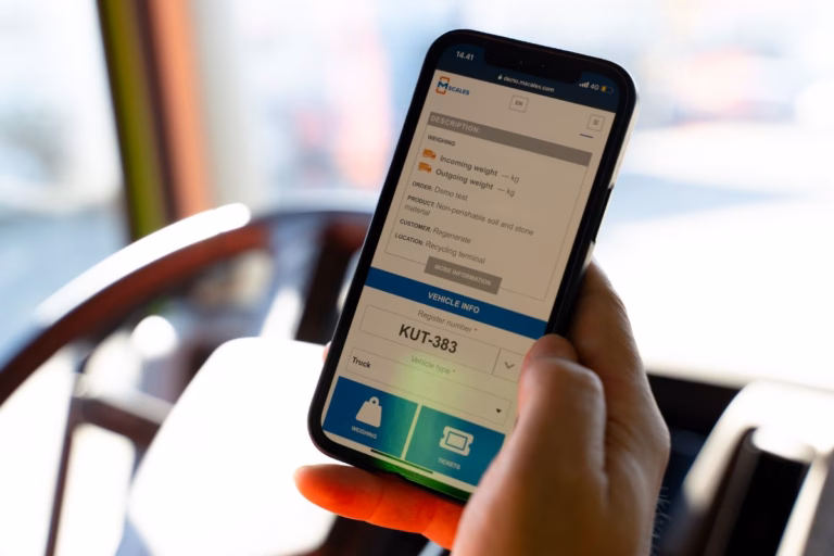 mScales mobile weighing software