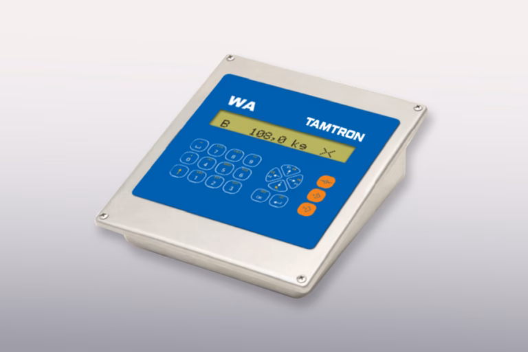 Tamtron weighing terminal WA-804 with LCD display and keypad for industrial weighing processes