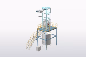 3D model of a big bag unloading station