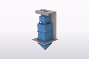 3D model of a totalising hopper scale