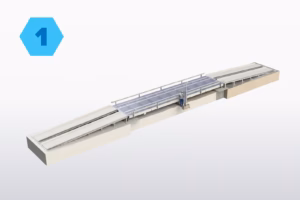 3D model of a truck scale