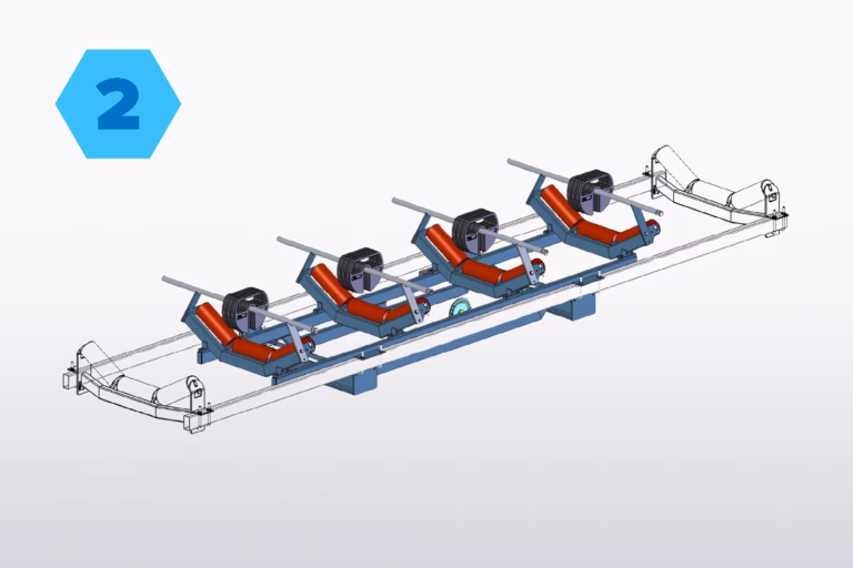 Multi-roller belt scale
