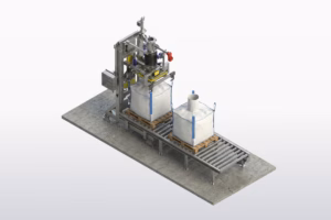 3D model of a big bag filling station